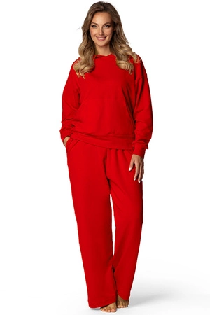 Dkaren DK-K-B8 Komplet bluza+spodnie, czerwony