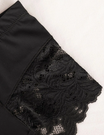 Wol-Bar Diamond 3506 Majtki wysokie figi, czarny