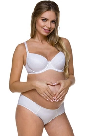 Lupo 1732 Biustonosz do karmienia, biały