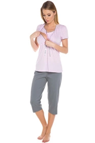 Italian Fashion Felicita kr.r. sp.3/4 Nocna piżama, róż