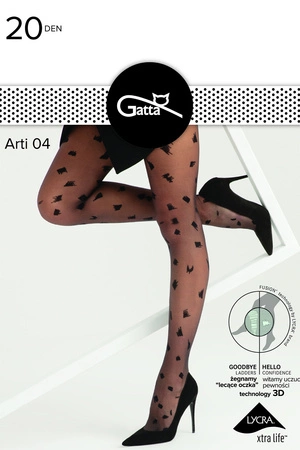 Gatta Arti 04 20 DEN Wyrób pończoszniczy rajstopy, nero