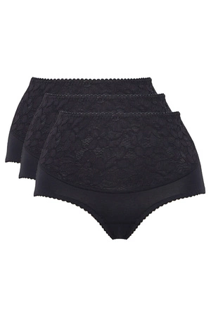 Mitex Ala 3-pak Majtki figi modelujące, czarny