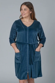 Vivisence 5011 Nocna szlafrok, ciemny turkus