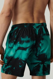 Atlantic KMB-227 Kostium kąpielowy bermudy, zielono-czarny