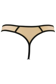Axami V-10148 Majtki stringi, beżowo-czarny
