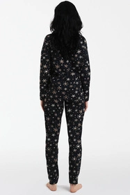 Italian Fashion Laponia dł.r. dł.sp. Nocna piżama, druk/czarny