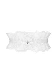 Obsessive Weddya garter Wyrób pończoszniczy podwiązka, white