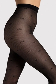 Fiore Lea 30 DEN G6107 Wyrób pończoszniczy rajstopy, black