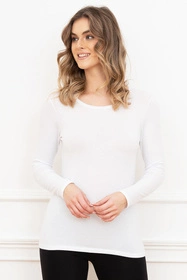 Italian Fashion Ibiza dł.r. Koszulka z długim rękawem, biały