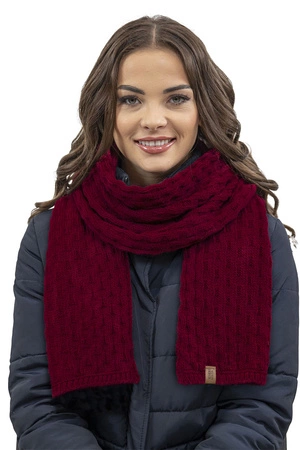 Vivisence 7015Kmpl Komplet czapka+szalik, bordowy