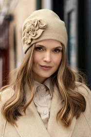 Vivisence 7076 Nakrycie głowy czapka, beżowy