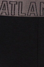 Atlantic MP-1573 Majtki slipy, czarny