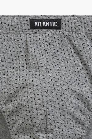 Atlantic 3MP-179 3-pak Majtki slipy, szmaragdowy/czarny/szary