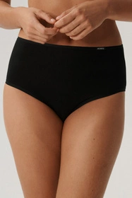 Atlantic 3BLP-604 3-pack Majtki wysokie figi, czarny