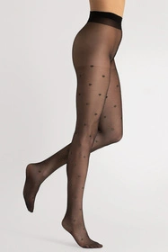 Fiore Confetti 20 DEN G6060 Wyrób pończoszniczy rajstopy, black