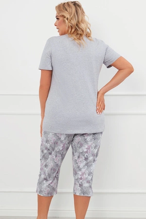 Italian Fashion Ibena kr.r. sp.3/4 Nocna piżama, melanż/druk