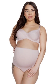 Mitex Mama Belly Majtki wysokie figi, powder pink