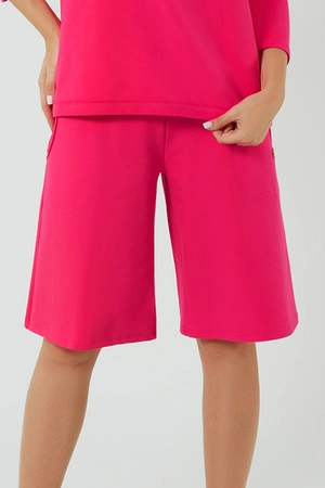 Italian Fashion Madri sp.1/2 Spodnie szerokie, fuksja