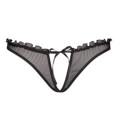 Axami V-6458 Charbon Majtki stringi, czarny