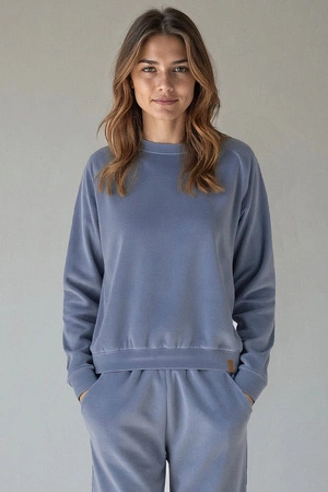 Vivisence 9005 Bluza nierozpinana, błękitny