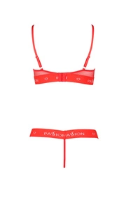 Passion Kyouka set Nocna komplet biustonosz + stringi, red