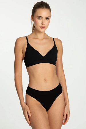 Julimex Bamboo Classic Majtki figi, czarny