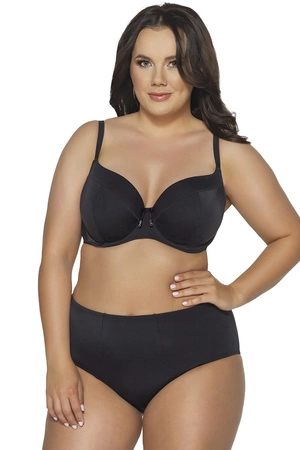 Ava SF-13/4 Kostium kąpielowy wysokie figi, czarny