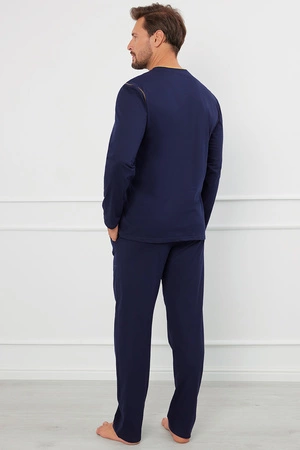 Italian Fashion Ludwik dł.r. dł.sp. Nocna piżama, granat