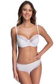 Ava 2110 Azalea Maxi Biustonosz półusztywniany, white