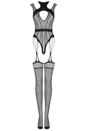 Obsessive Bodystocking G327 Body bodystocking, czarny