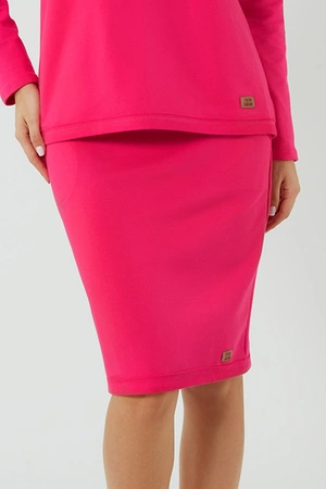 Italian Fashion Stella midi Spódnica dresowa, fuksja