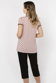 Italian Fashion Bonilla kr.r. sp.3/4 Nocna piżama, druk/czarny