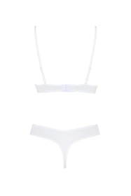 Avanua Adelina set Nocna komplet biustonosz + stringi, white