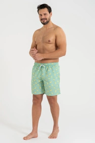 Moraj KSZ2600-006 Kostium kąpielowy bermudy, patt 1-green