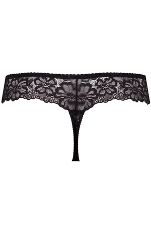 Mat 053/4 Carmela Majtki stringi, czarny