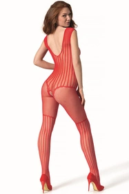 Passion BS103 Body bodystocking, red