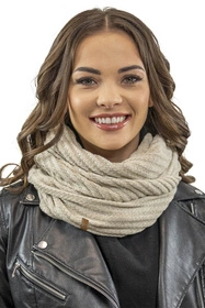 Vivisence 7017S Szalik lub apaszka komin, beżowy