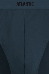 Atlantic 6SMP-004 6-pack Majtki slipy, indygo/szary/granat/khaki/niebieski ciemny/denim