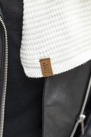 Vivisence 7041Kmpl Komplet czapka+szalik, ecru