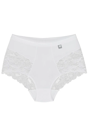 Wol-Bar Diamond 3506 Majtki wysokie figi, biały