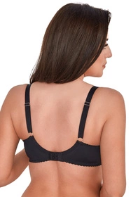 Gaia 1191 Bice Biustonosz półusztywniany, czarny