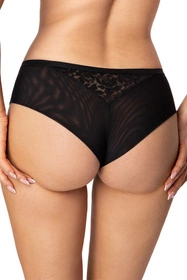 PariPari Laila Majtki wysokie brazyliany, black-red