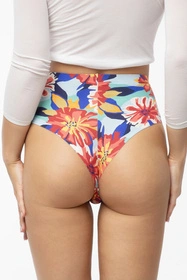 Julimex Simple Brasil Maxi Majtki wysokie brazyliany, flower folk