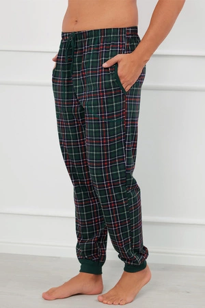 Italian Fashion Fogo dł.sp. Spodnie homewear, druk/zielony