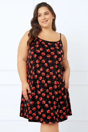 Italian Fashion Cherry ws.r. Nocna koszulka, druk/czarny