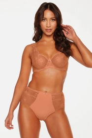 Bella Misteria 50-102 Morelowa Iluzja Majtki brazyliany, morelowy