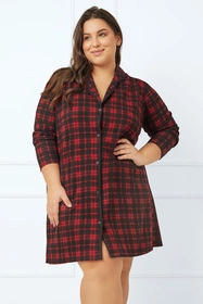 Italian Fashion Nicola dł.r. Nocna koszula, druk/czerwony