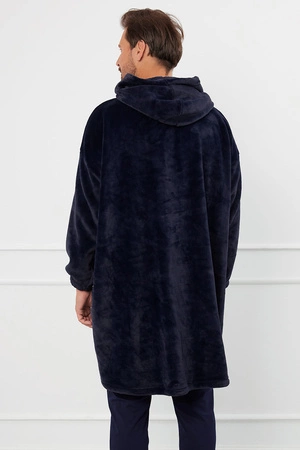 Italian Fashion Forio dł.r. Nocna szlafrok, granat