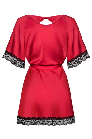 Obsessive Sensuelia robe Nocna szlafrok, czerwony