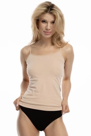 Julimex Bamboo Cami Koszulka na ramiączkach, beżowy